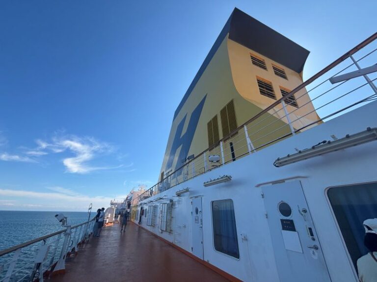 toward jeju ship