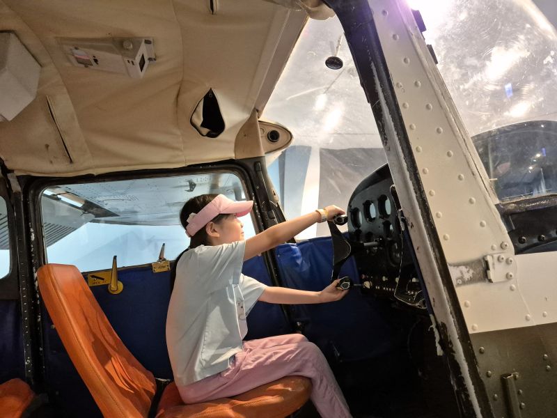 riding picture of tour for Jeju Aerospace Museum