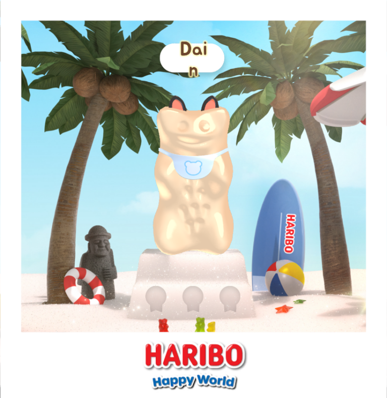 Personalized HARIBO character created through the app