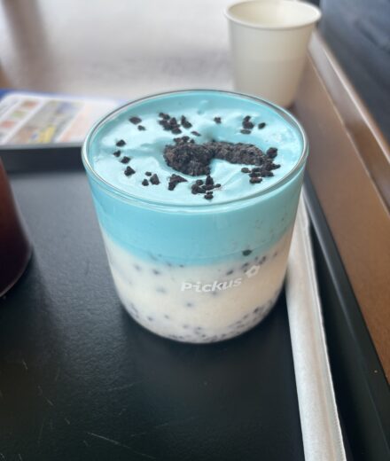 Jeju Sea Latte from Pickus Cafe