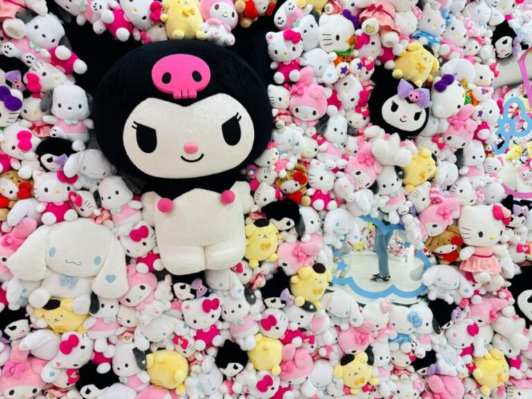 Hello Kitty Island 10th anniversary photo wall