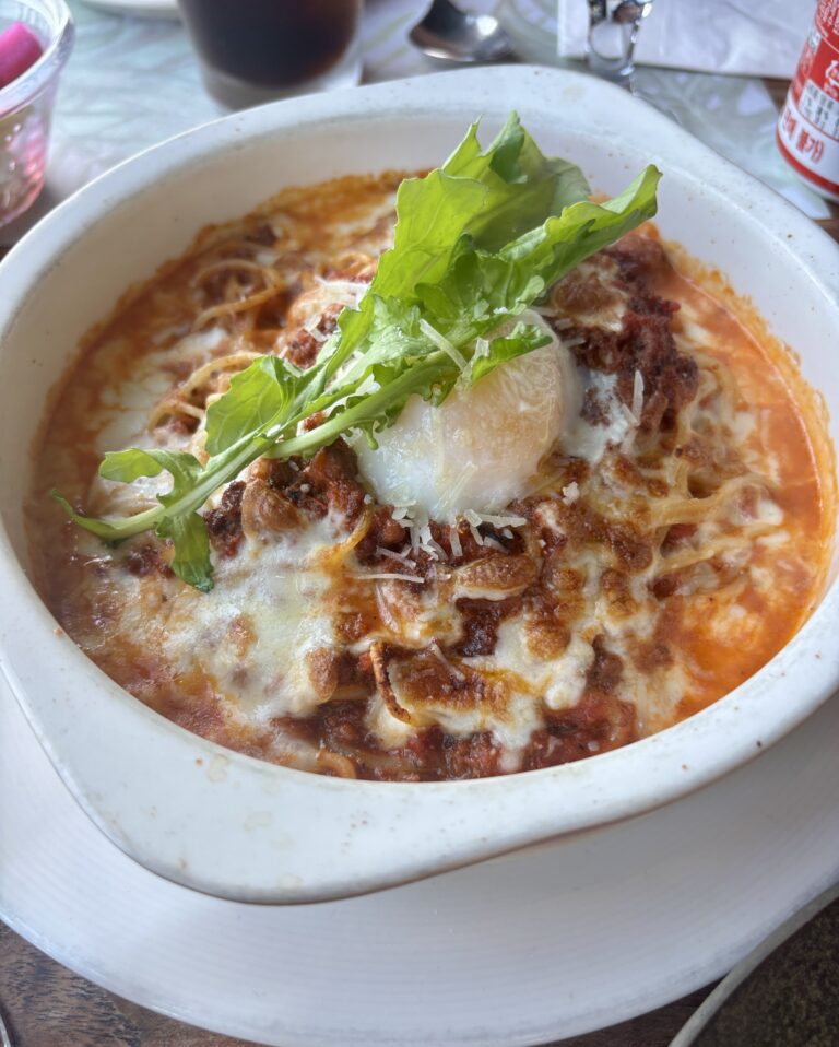 spaghetti on a table